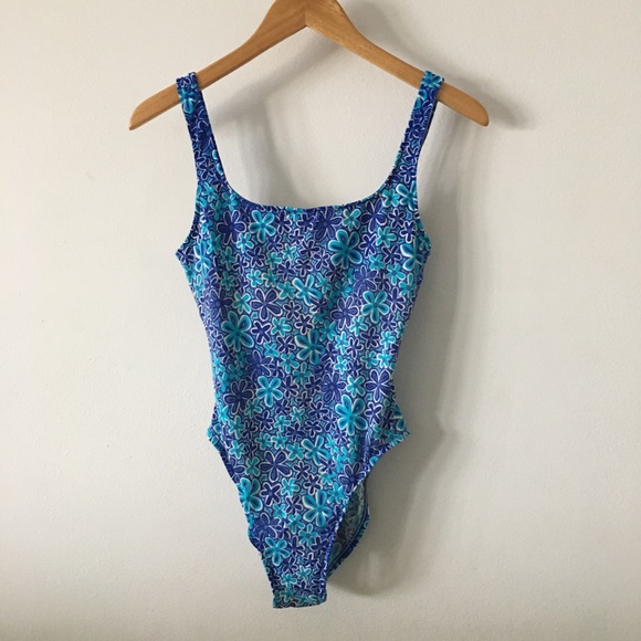 Other - ❤️ SOLD Vintage Flower Swimsuit Sz S / M